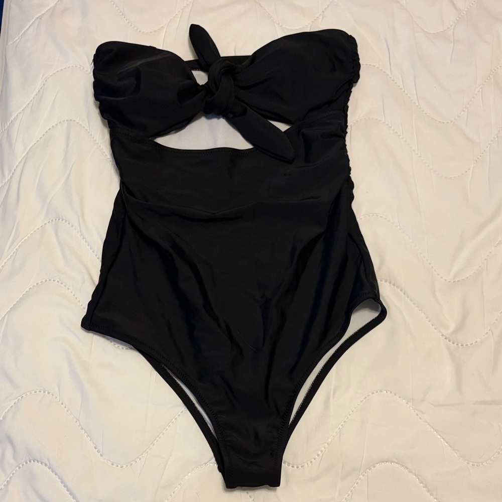 Stylish Black Kids One Piece Swimsuit
